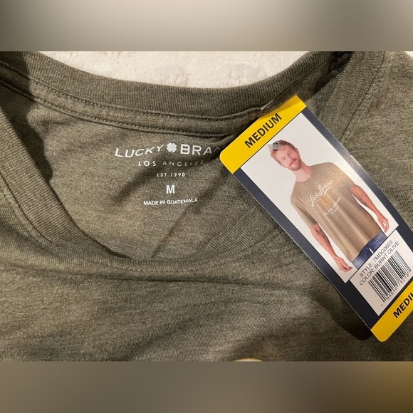 NWT LUCKY BRAND Men's Short Sleeve Graphic Tee T-Shirt Size Medium - Picture 3 of 5